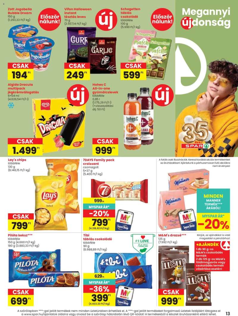 Spar Spar akciós újság 13 oldal