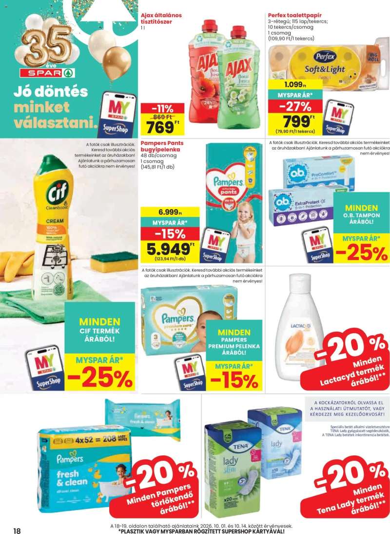 Spar Spar akciós újság 18 oldal