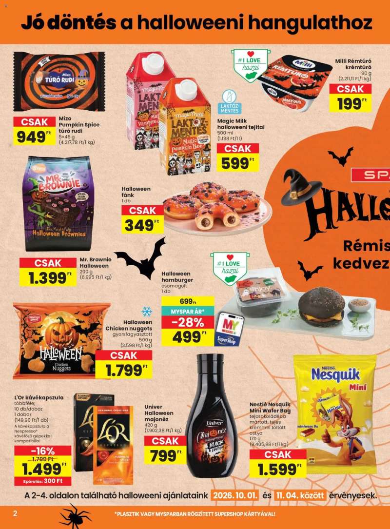 Spar Spar akciós újság 2 oldal