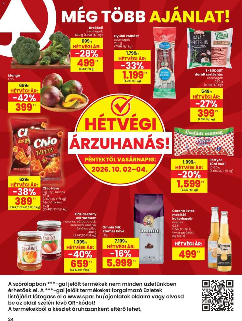 Spar Spar akciós újság 24 oldal