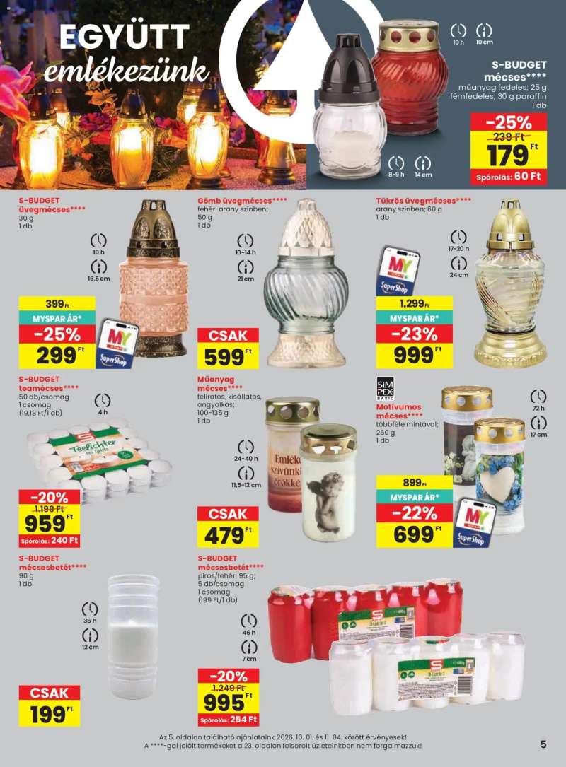 Spar Spar akciós újság 5 oldal