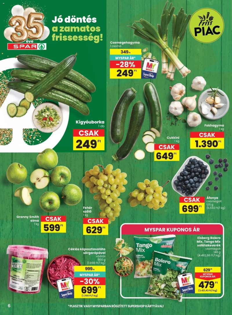 Spar Spar akciós újság 6 oldal