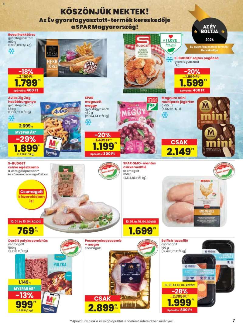 Spar Spar akciós újság 7 oldal