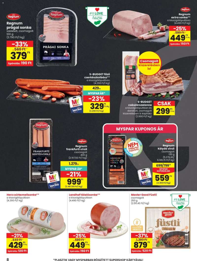 Spar Spar akciós újság 8 oldal