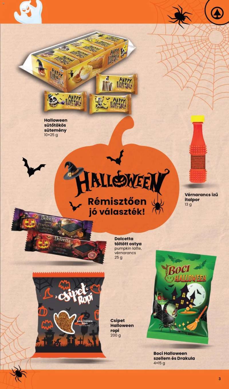 Spar Spar Halloween katalógus 3 oldal