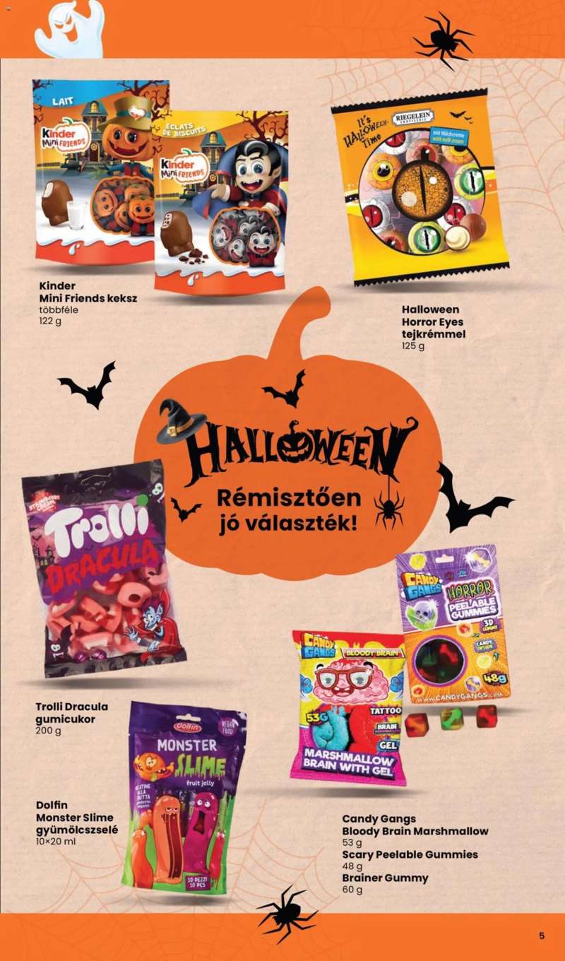 Spar Spar Halloween katalógus 5 oldal