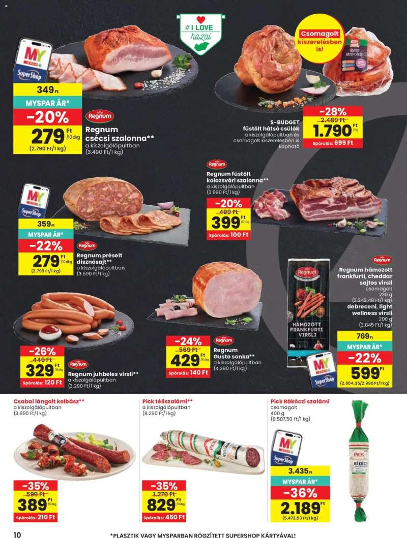 Spar Spar akciós újság 10 oldal