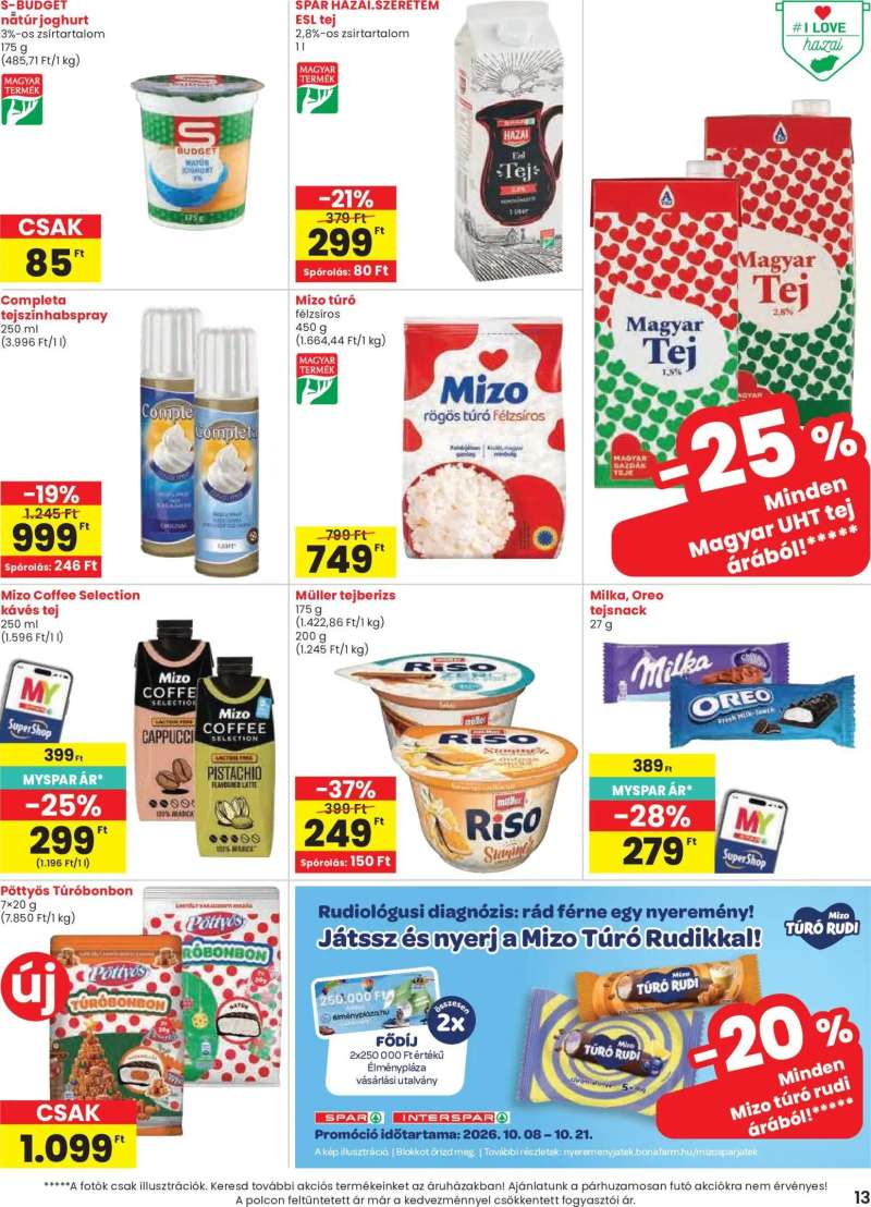 Spar Spar akciós újság 13 oldal