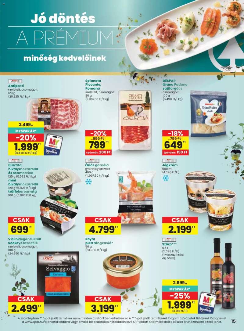 Spar Spar akciós újság 15 oldal