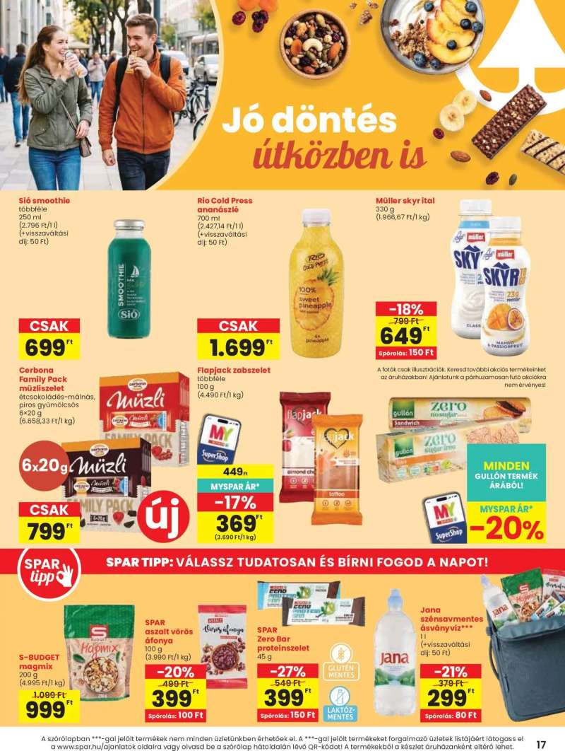 Spar Spar akciós újság 17 oldal