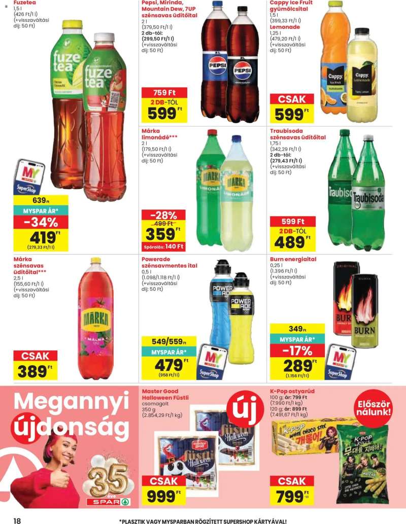 Spar Spar akciós újság 18 oldal