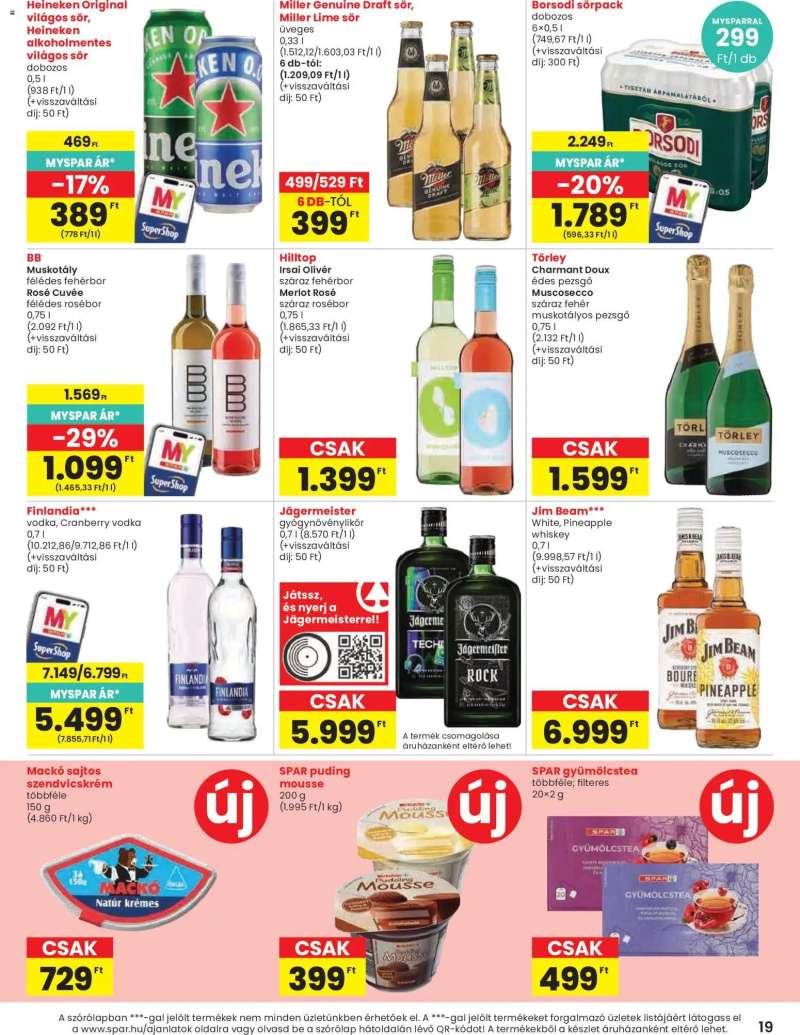 Spar Spar akciós újság 19 oldal