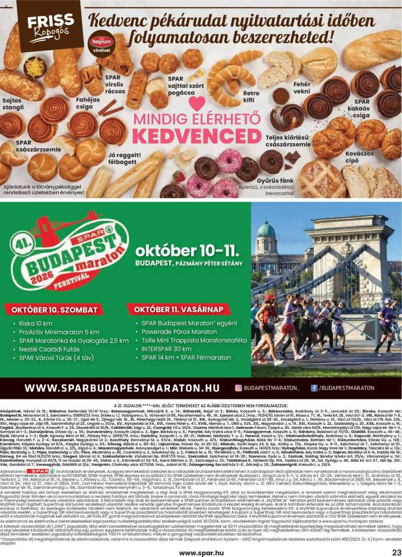 Spar Spar akciós újság 23 oldal