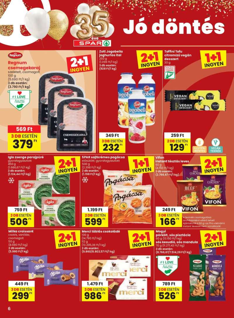 Spar Spar akciós újság 6 oldal