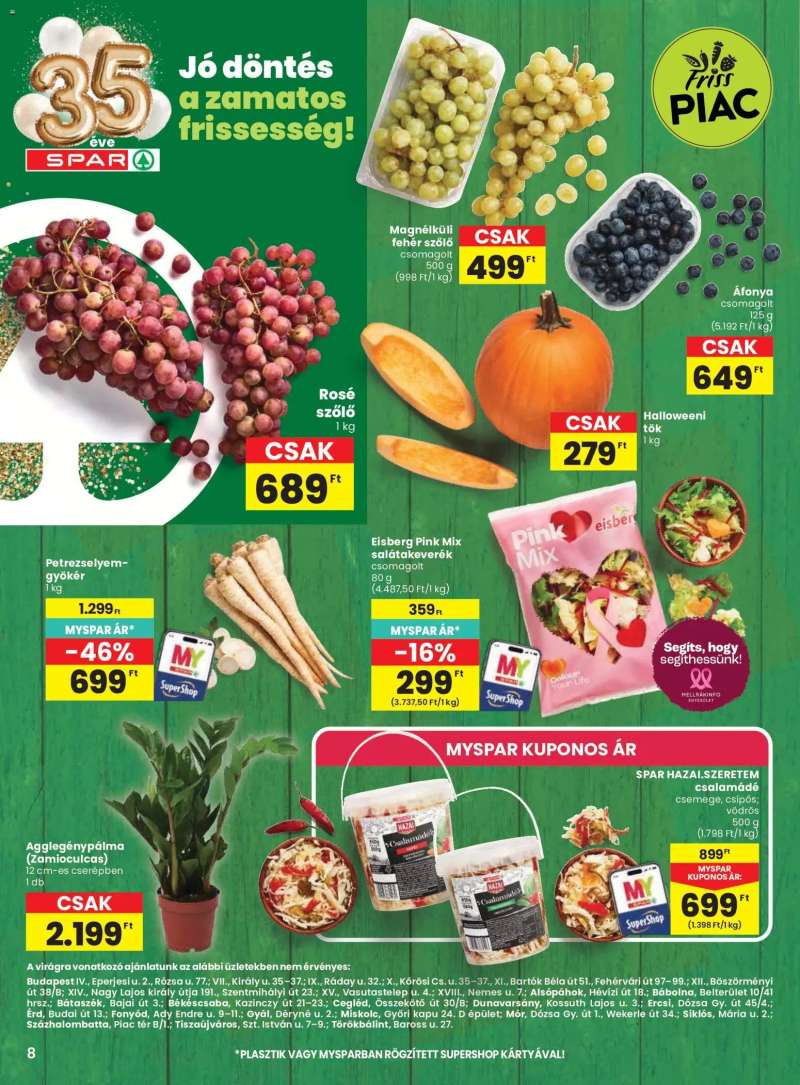 Spar Spar akciós újság 8 oldal