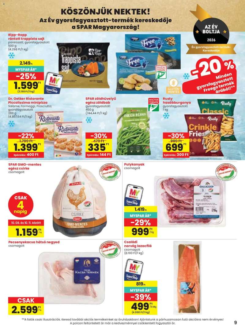 Spar Spar akciós újság 9 oldal