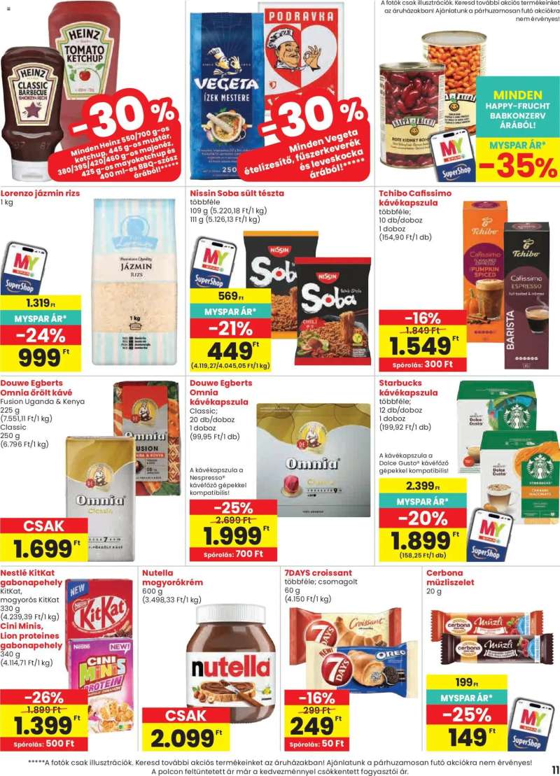 Spar Spar akciós újság 11 oldal