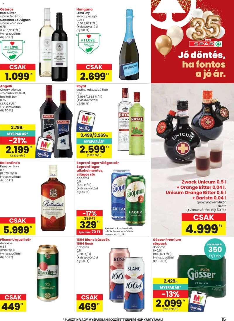 Spar Spar akciós újság 15 oldal