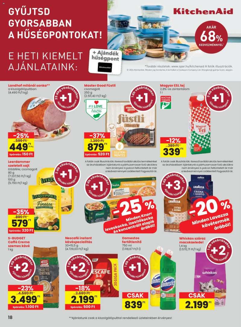 Spar Spar akciós újság 18 oldal