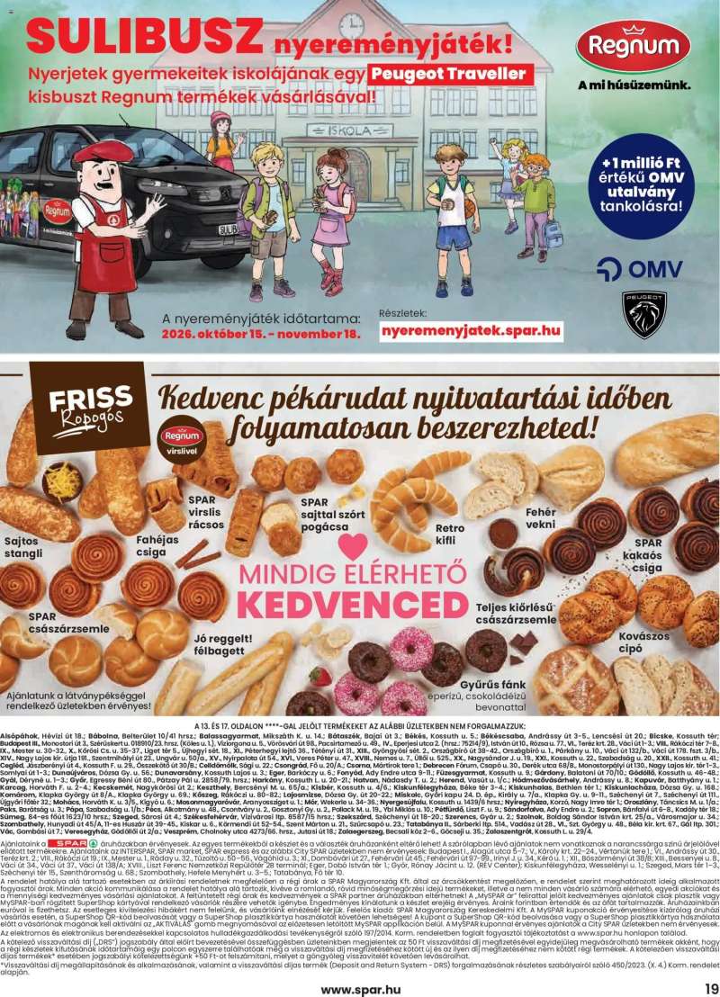 Spar Spar akciós újság 19 oldal
