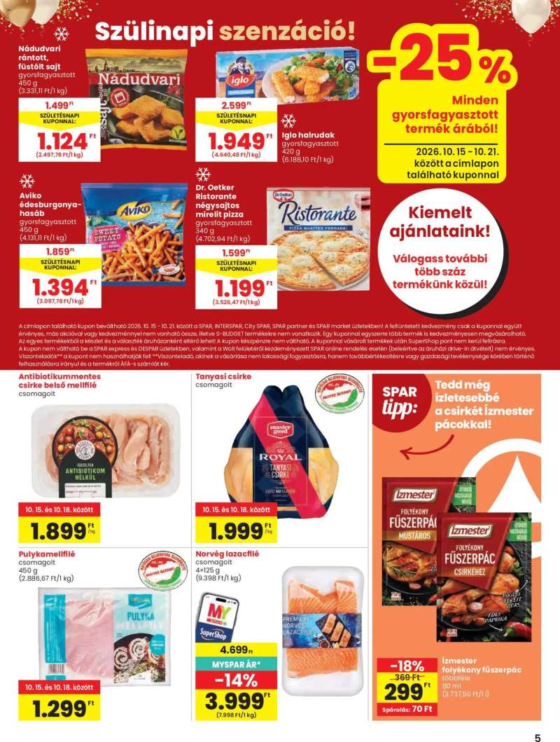 Spar Spar akciós újság 5 oldal