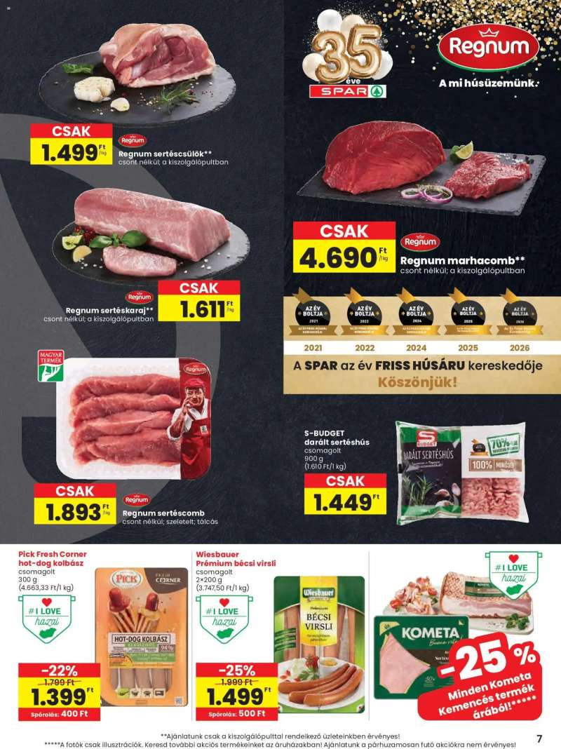 Spar Spar akciós újság 7 oldal