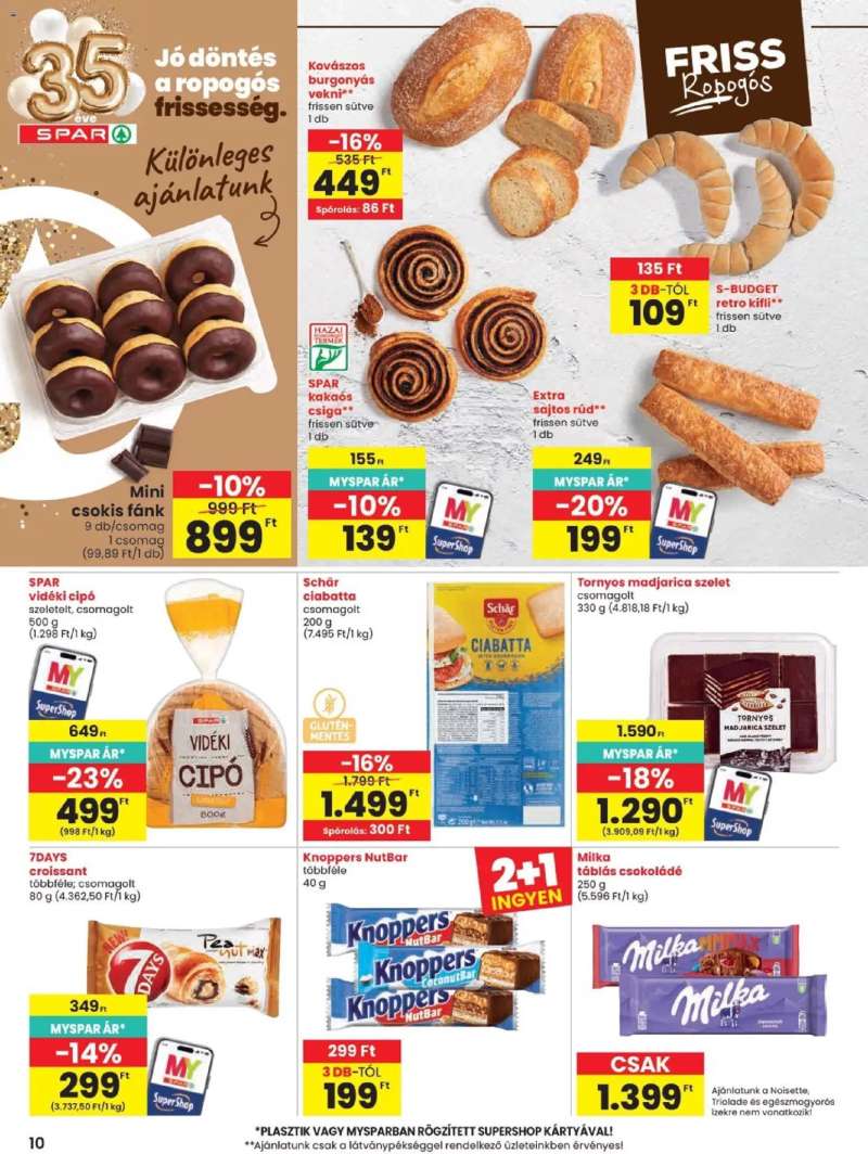 Spar Spar akciós újság 10 oldal
