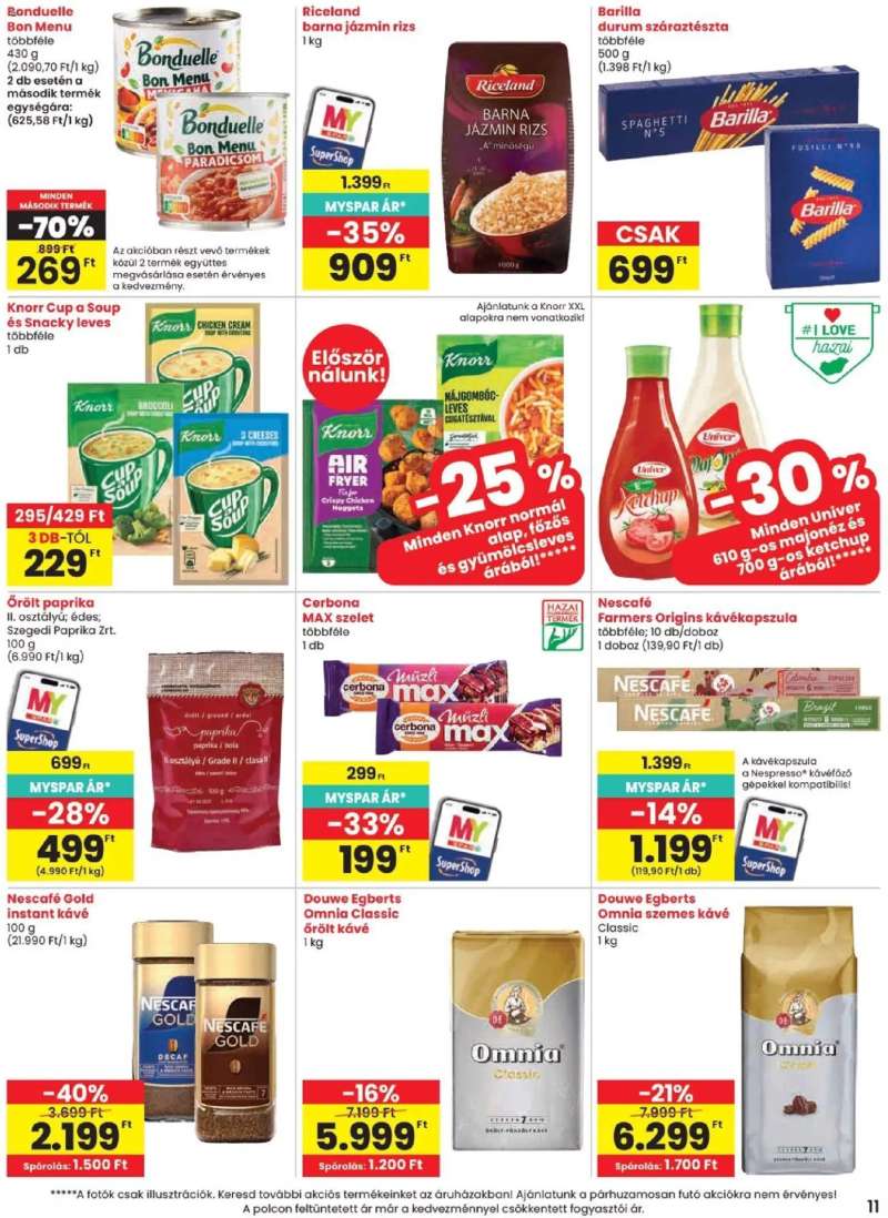 Spar Spar akciós újság 11 oldal
