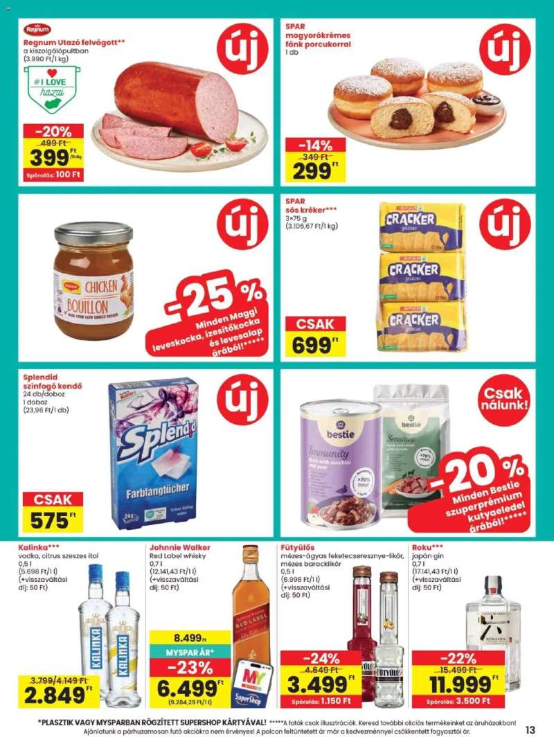 Spar Spar akciós újság 13 oldal