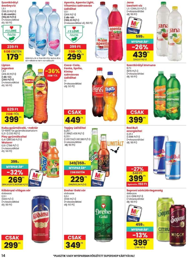 Spar Spar akciós újság 14 oldal