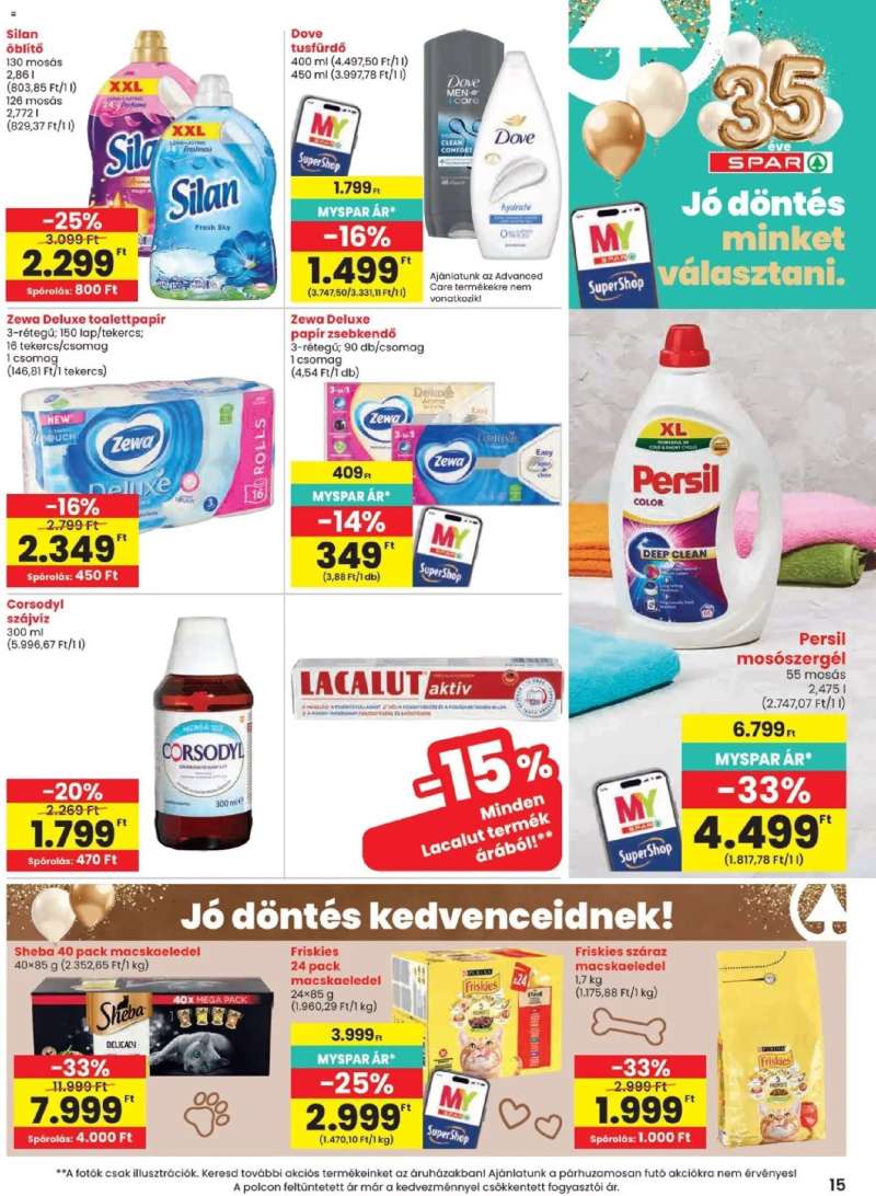 Spar Spar akciós újság 15 oldal