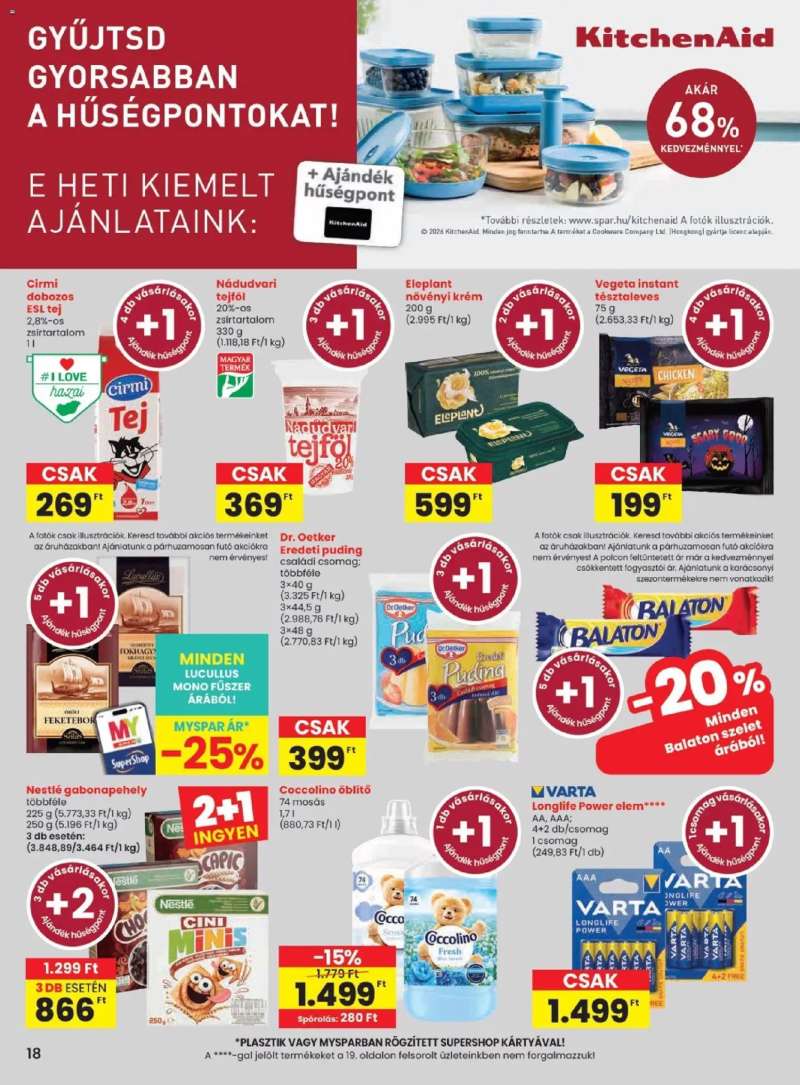 Spar Spar akciós újság 18 oldal