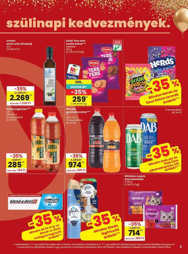 Spar Spar akciós újság 3 oldal