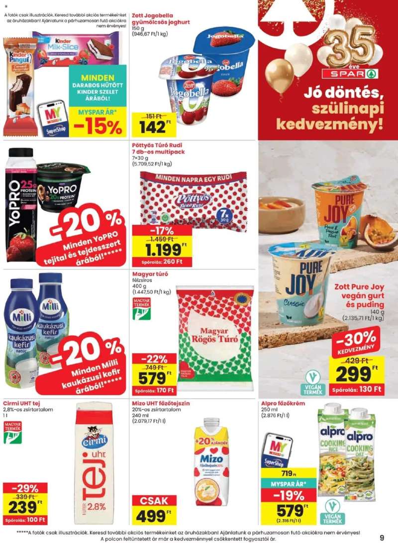 Spar Spar akciós újság 9 oldal