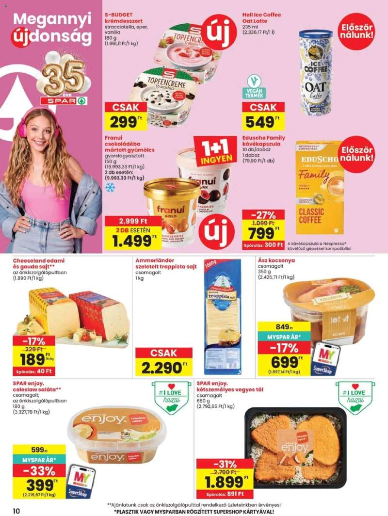 Spar Spar akciós újság 10 oldal