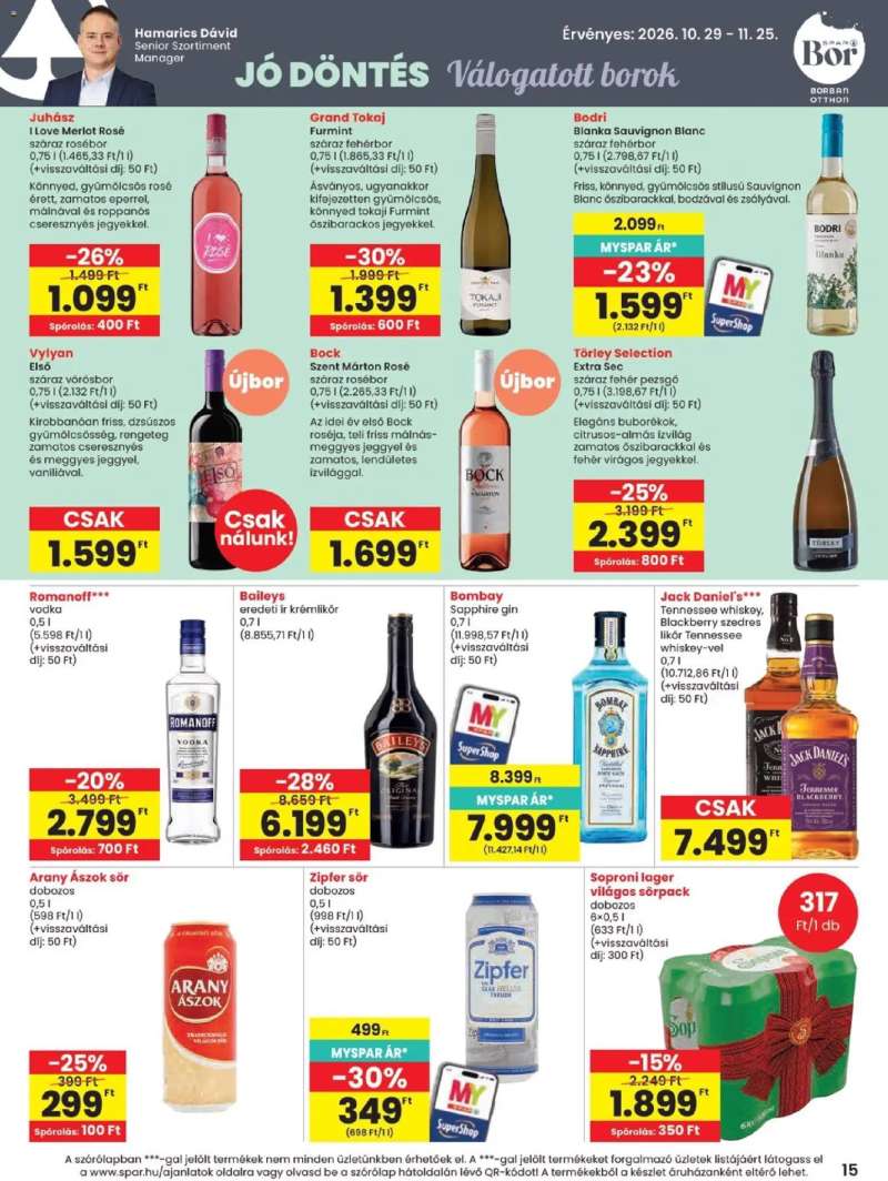 Spar Spar akciós újság 15 oldal