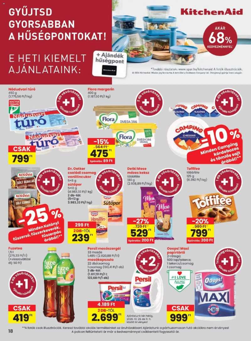 Spar Spar akciós újság 18 oldal