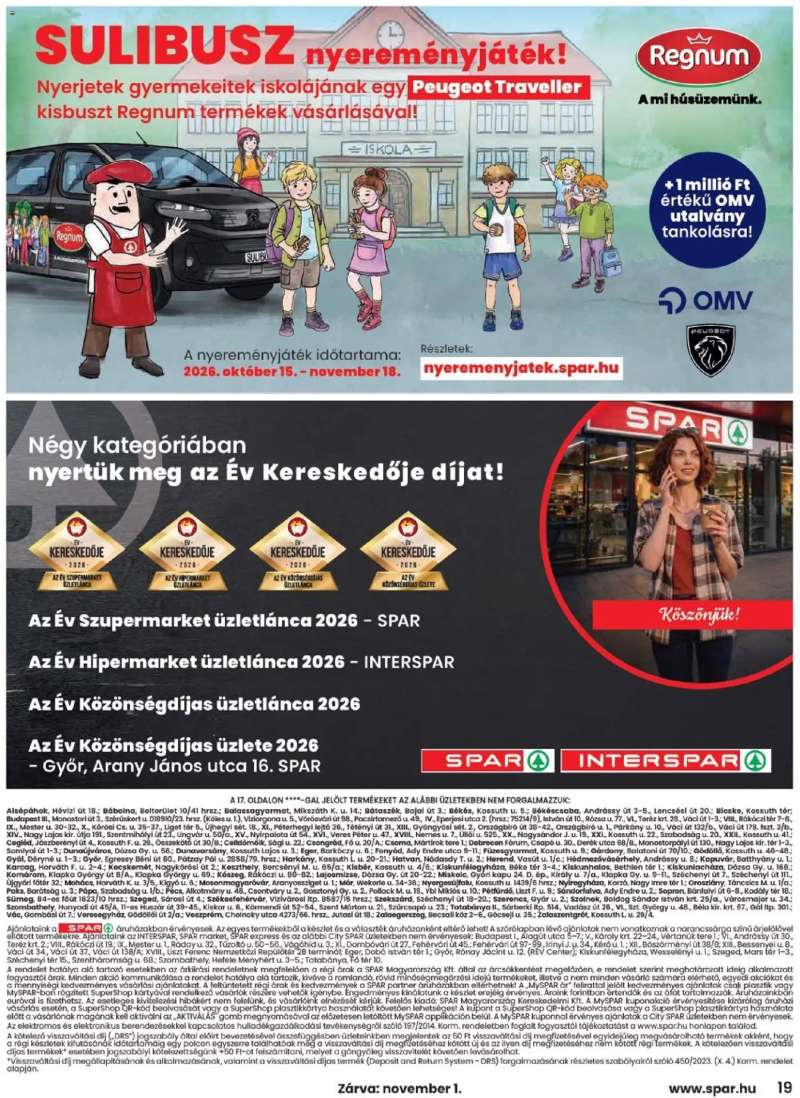 Spar Spar akciós újság 19 oldal