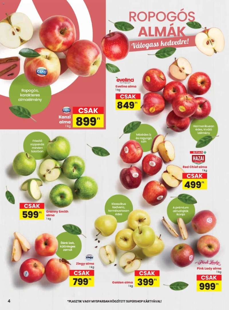 Spar Spar akciós újság 4 oldal