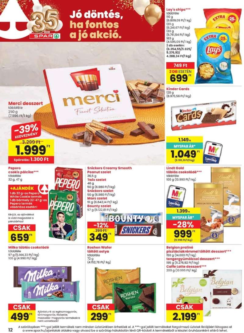 Spar Spar akciós újság 12 oldal