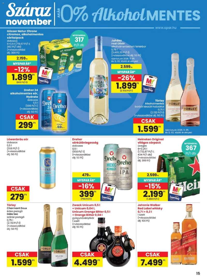 Spar Spar akciós újság 15 oldal