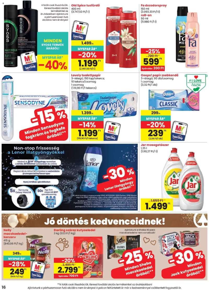 Spar Spar akciós újság 16 oldal
