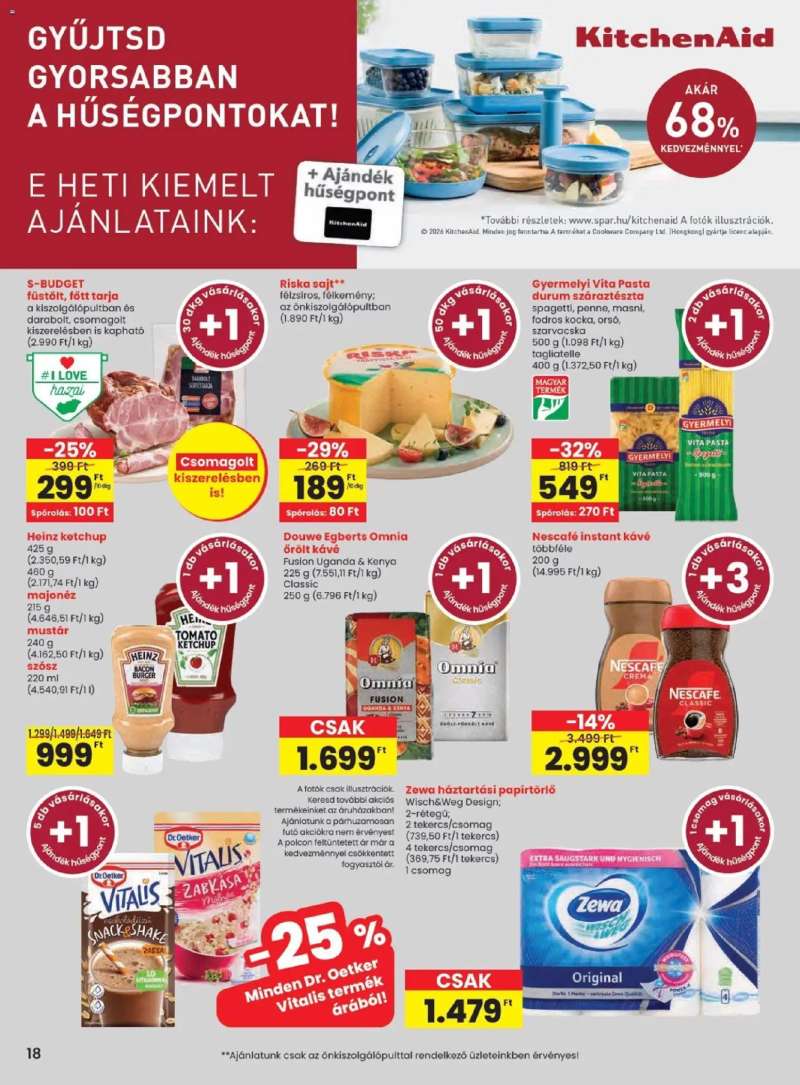 Spar Spar akciós újság 18 oldal