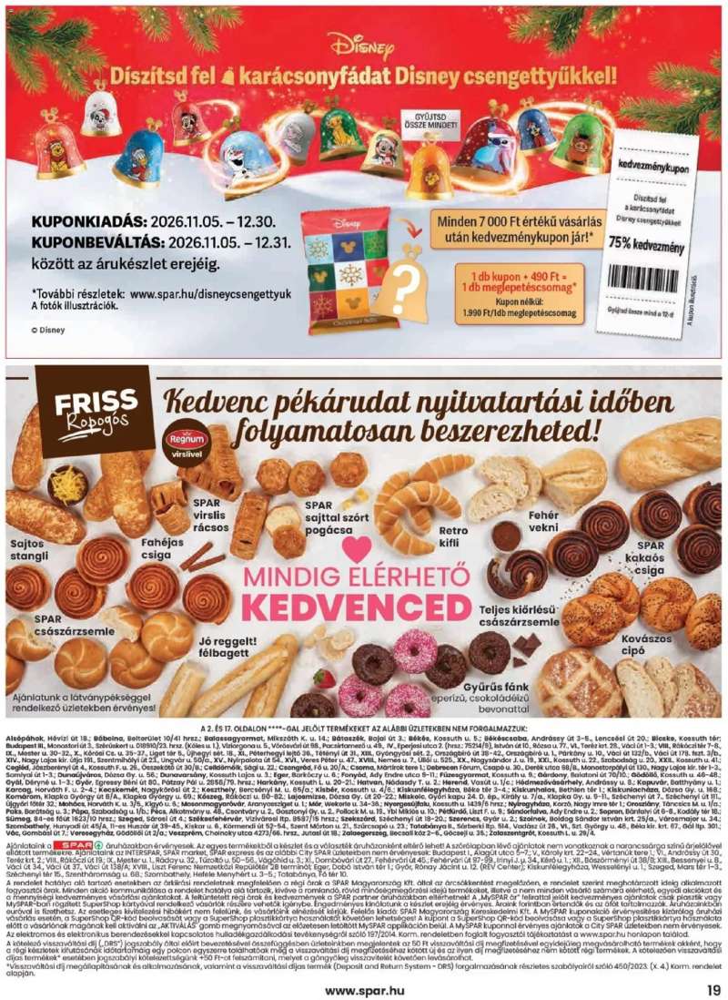 Spar Spar akciós újság 19 oldal
