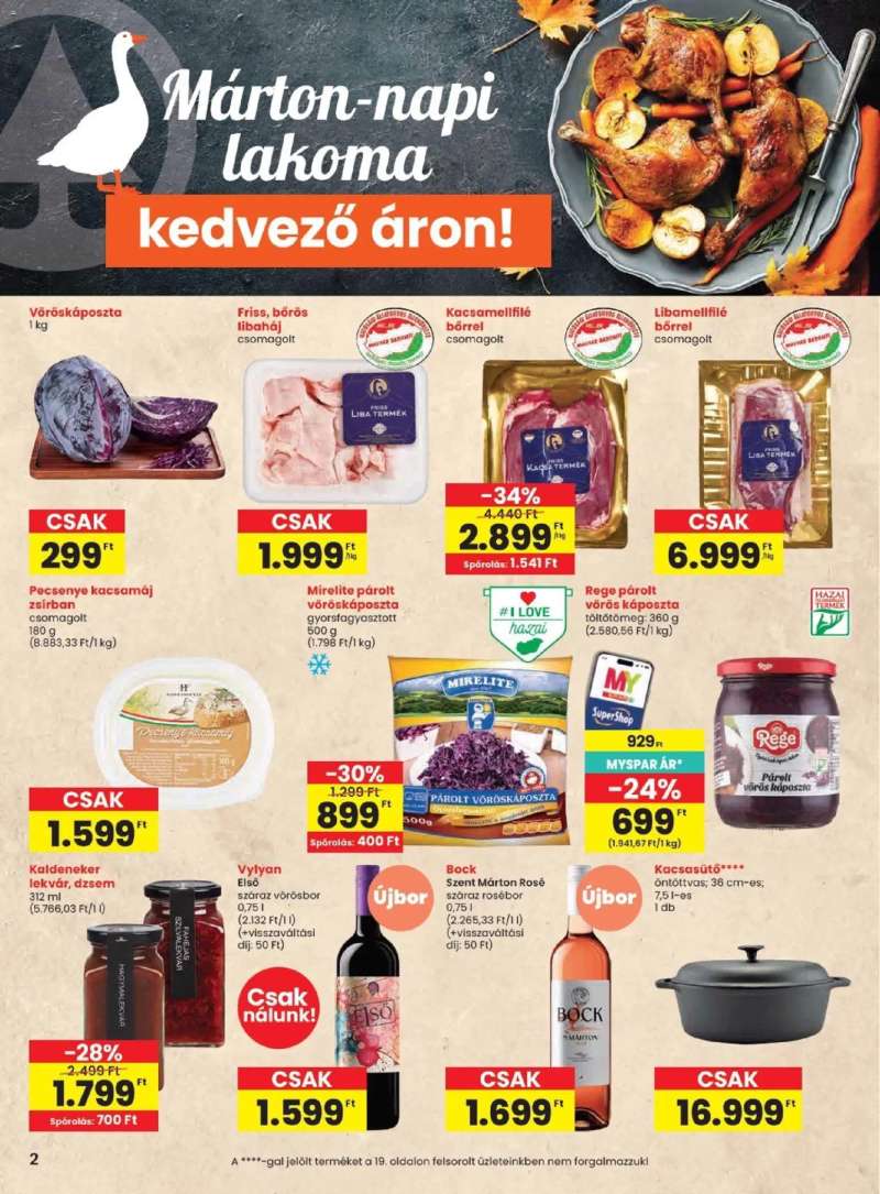 Spar Spar akciós újság 2 oldal