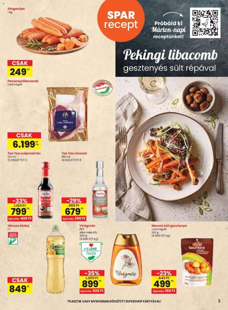 Spar Spar akciós újság 3 oldal