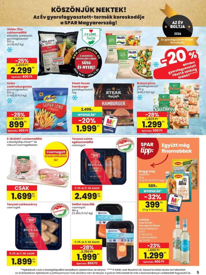 Spar Spar akciós újság 5 oldal