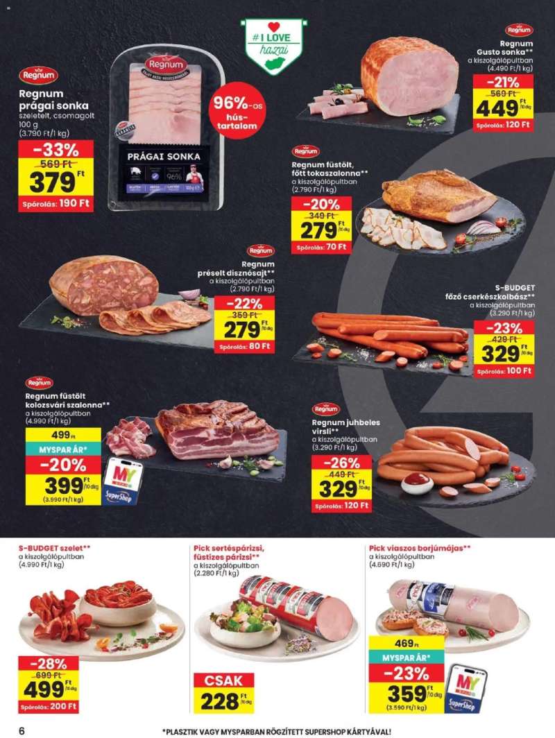 Spar Spar akciós újság 6 oldal