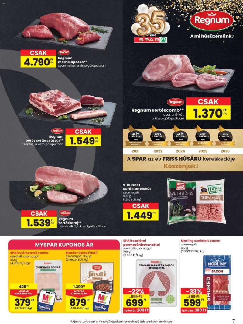 Spar Spar akciós újság 7 oldal