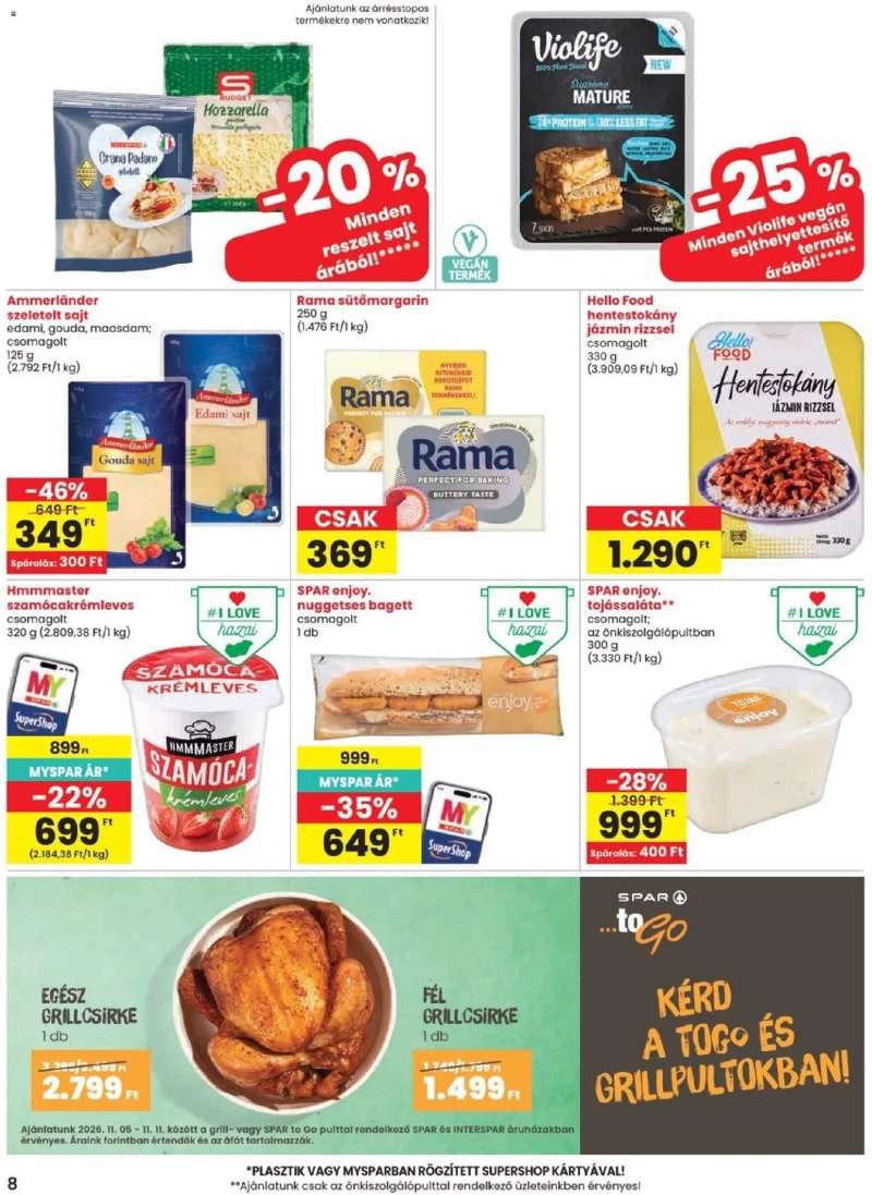 Spar Spar akciós újság 8 oldal